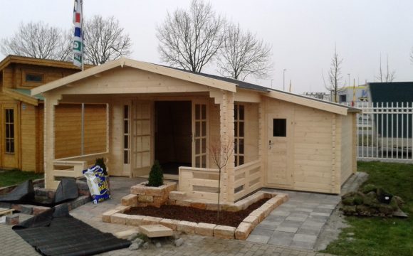 Nieuwe blok hutten geplaatst